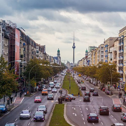 Aka Television tower in Berlin, Stands as tallest building in Germany and a symbol of Berlin. It is near Alexanderplatz, Berlin, Germany.