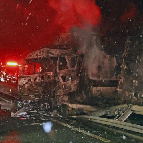 Φονική καραμπόλα σε χιονισμένο αυτοκινητόδρομο της Ιαπωνίας: Ένας νεκρός και δεκάδες τραυματίες