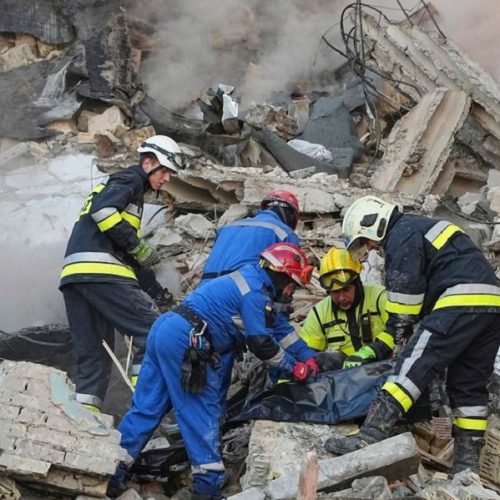 «ΣΦΟΔΡΗ» ρωσική επίθεση στο Κίεβο – «Χτυπήθηκε» κτήριο της ΕΕ