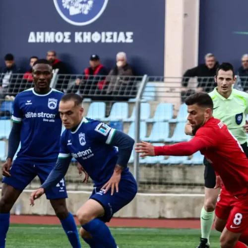 Κηφισιά – Πανιώνιος 0-0: Oι «κυανέρυθροι» απέσπασαν την ισοπαλία στο αθηναϊκό ντέρμπι της Super League 2