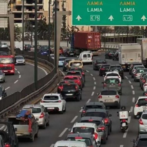 Τροχαίο στον Κηφισό – Αυξημένη η κίνηση στο ρεύμα προς Λαμία