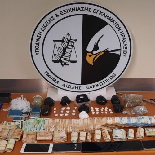 Ηράκλειο: Εξαρθρώθηκε κύκλωμα διακίνησης κοκαΐνης – 15 συλλήψεις σε Κρήτη και Αττική