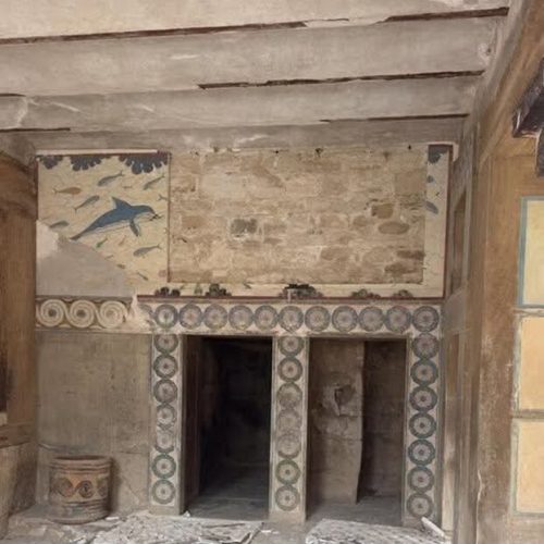 Κατέρρευσε η διάσημη τοιχογραφία των Δελφινιών – Κινδύνεψε το μνημείο της Κνωσσού