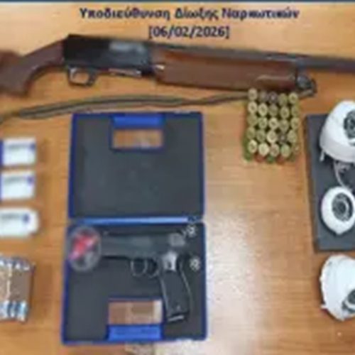 Άνω Λιόσια: 66χρονος συνελήφθη για ναρκωτικά, όπλα και πυρομαχικά