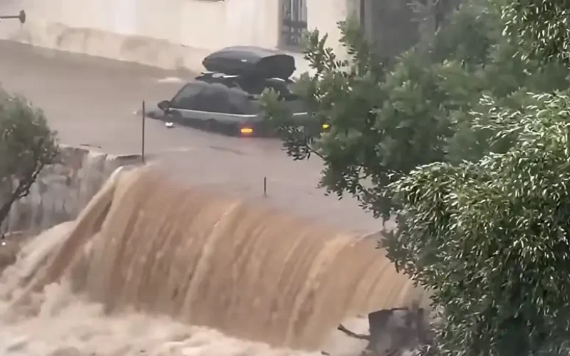 Μανή: Σοβαρός τραυματισμός από κεραυνό εγκλωβισμοί και πλημμυρισμένα σπίτια