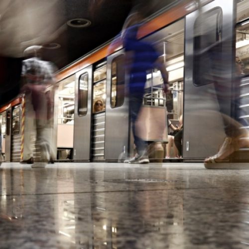 Βus, metro and tram workers on strike in order to attend union meetings in Athens on May 26, 2016 / Στάση εργασίας πραγματοποιούν οι εργαζόμενοι στα Μέσα Μαζικής Μεταφοράς στην Αθήνα στις 26 Μάη 2016.