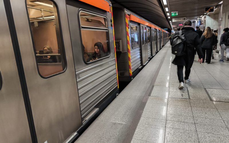 Στιγμιότυπο από το Μετρό.
(ΓΙΩΡΓΟΣ ΚΟΝΤΑΡΙΝΗΣ/EUROKINISSI)