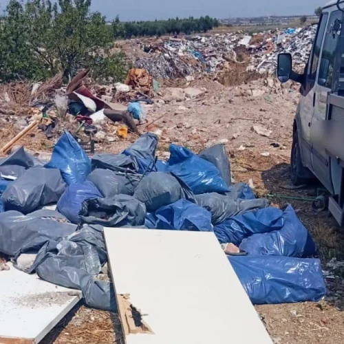 Θεσσαλονίκη: Μετέτρεψαν χωράφι σε χωματερή