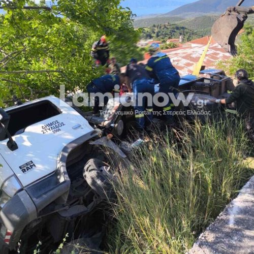 «Ο ΤΡΟΜΟΣ ΗΡΘΕ ΑΠΟ ΚΑΤΩ» – Δρόμος υποχώρησε και καλαθοφόρο καταπλάκωσε εργαζόμενο
