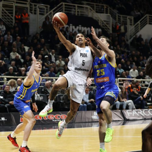ΠΑΟΚ: Με το ένα πόδι στα ημιτελικά του FIBA Europe Cup – Περίπατος με Περιστέρι
