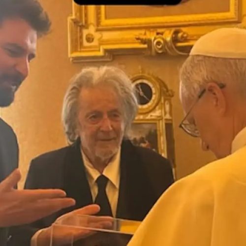 Αλ Πατσίνο: Eπισκέφθηκε τον Πάπα Λέοντα ΙΔ’