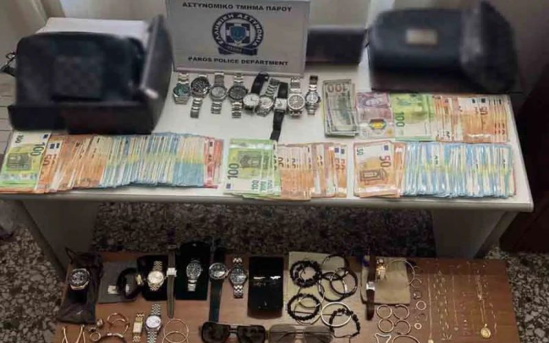 Σπείρα αλλοδαπών «ρήμαζε» σπίτια στην Πάρο – Κατασχέθηκε πλήθος κλοπιμαίων