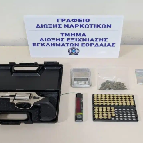 «Τσίμπησαν» 31χρονο με κάνναβη – Τυχαίος έλεγχος «ξεσκέπασε» περίστροφο
