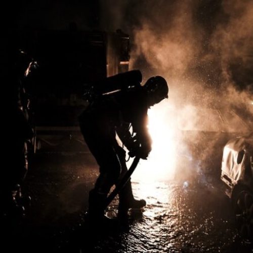 Car blasts in Patission street, downtown Athens, on Oct. 10, 2021 / Εκρήξεις σε αυτικίνητα στην Πλατεία Αμερικής, στις 10 Οκτωβρίου, 2021