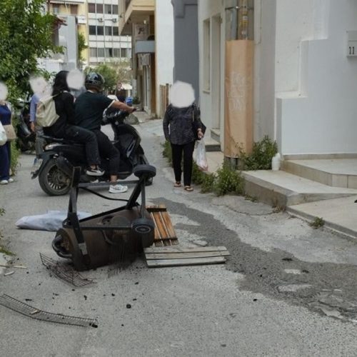 Ψησταριά-καμικάζι «προσγειώθηκε» πάνω σε άνδρα !!!