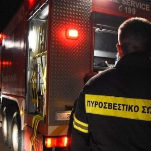 Πυρκαγιά ξέσπασε στη Λέσβο