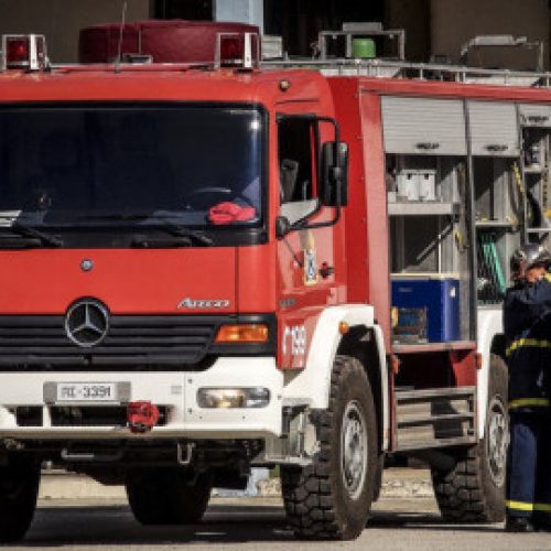 Φωτιά στο αεροδρόμιο Ελ. Βενιζέλος