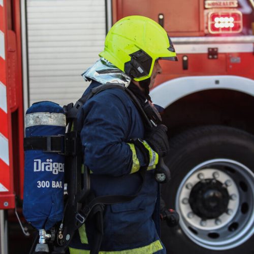 Φωτιά σε βυτιοφόρο στον Λαγκαδά: Χάος στην Εθνική Οδό Θεσσαλονίκης – Σερρών