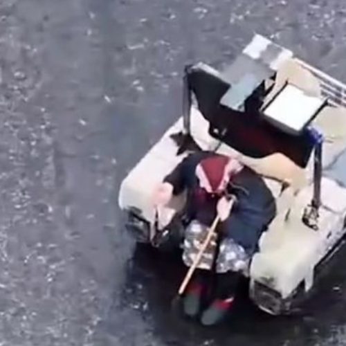 ΡΟΜΠΟΤ ΕΣΩΣΕ 77ΧΡΟΝΗ ΑΠΟ ΤΟ ΜΕΤΩΠΟ ΣΤΗΝ ΟΥΚΡΑΝΙΑ – ΑΠΙΣΤΕΥΤΗ ΕΠΙΧΕΙΡΗΣΗ ΔΙΑΣΩΣΗΣ