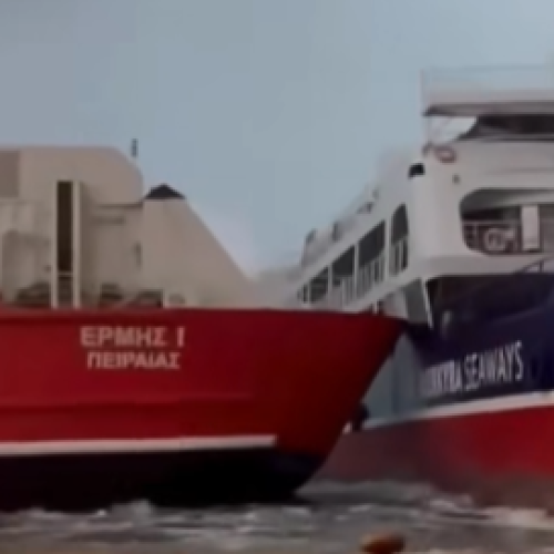 Ηγουμενίτσα: Πλοία συγκρούστηκαν στο λιμάνι – Οι ισχυροί άνεμοι έσπασαν τους κάβους! [ΒΙΝΤΕΟ]