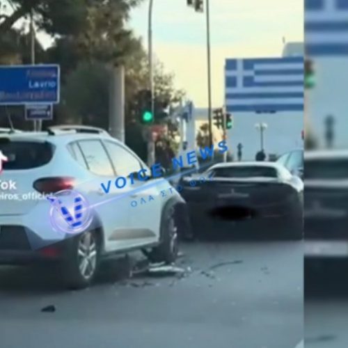 Σοβαρό τροχαίο στη Γλυφάδα: Ferrari ανάμεσα στα εμπλεκόμενα οχήματα – Από καθαρή τύχη δεν υπήρξαν θύματα