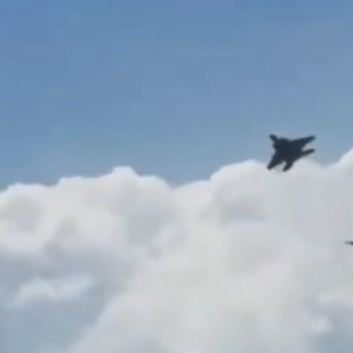 Καταδίωξη Ιρανικού Drone από αμερικανικό F-35
