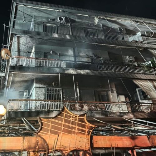 Μεγάλη φωτιά σε καφετέρια στη Νέα Ιωνία