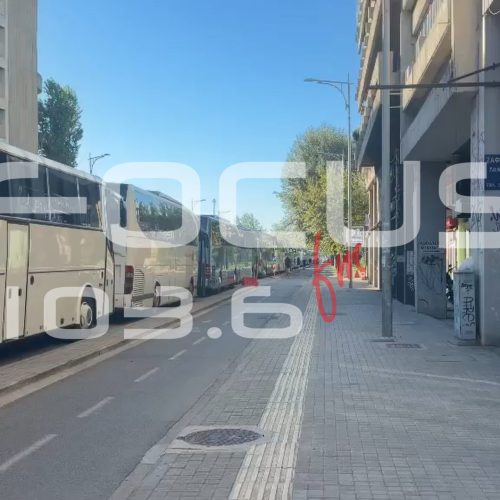 ΔΕΘ: Εκατοντάδες λεωφορεία στο κέντρο της Θεσσαλονίκης (VIDEO)