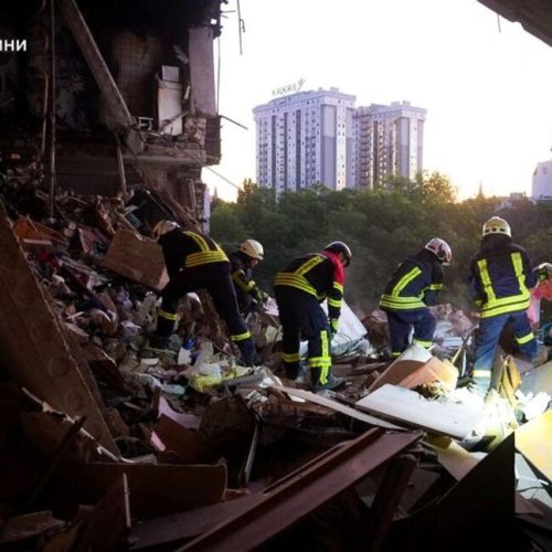 Ρωσική νυχτερινή επίθεση χτύπησε την Οδησσό