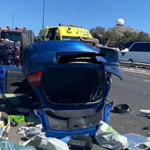ΤΡΟΧΑΙΟ – «ΣΟΚ» με ανατροπή ΙΧ – Και παιδιά ανάμεσα στους «επιβαίνοντες»