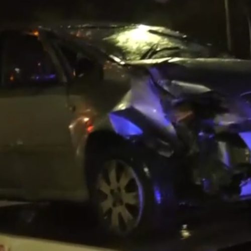 Σοβαρό τροχαίο στο κέντρο της Θεσσαλονίκη: ΙΧ προσέκρουσε σε φανάρι και αναποδογύρισε – Σώος ο οδηγός