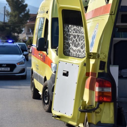 Τροχαίο με δύο τραυματίες στα Τρίκαλα