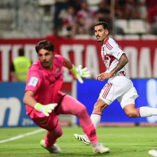 Βόλος – Ολυμπιακός 0-2: «Πήρε το διπλό» με τα τακουνάκια του Τσικίνιο