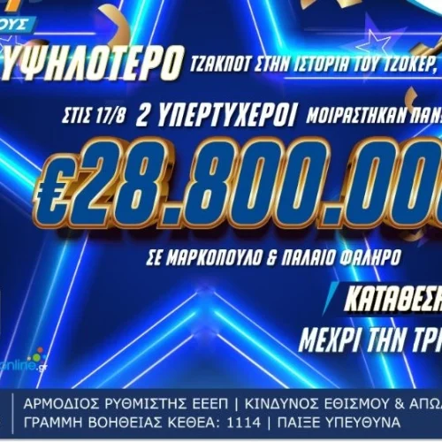 Όλοι μιλούν για τους δύο υπερτυχερούς του ΤΖΟΚΕΡ που μοιράστηκαν πάνω από 28,8 εκατ. ευρώ – Οι πρώτες δηλώσεις των ιδιοκτητών των καταστημάτων ΟΠΑΠ που ανέδειξαν τους δύο πολυεκατομμυριούχους