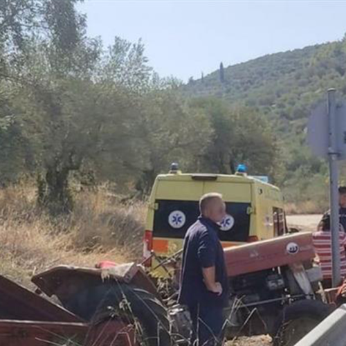 Τραγικό τροχαίο με οδηγό τρακτέρ