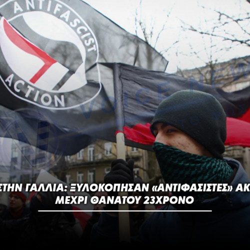 ΣΑΛΟΣ ΣΤΗΝ ΓΑΛΛΙΑ: ΞΥΛΟΚΟΠΗΣΑΝ «ΑΝΤΙΦΑΣΙΣΤΕΣ» ΑΚΤΙΒΙΣΤΕΣ ΜΕΧΡΙ ΘΑΝΑΤΟΥ 23ΧΡΟΝΟ