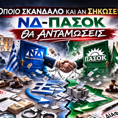 ΠΟΛΛΑ ΣΚΑΝΔΑΛΑ, ΕΝΑ ΧΡΩΜΑ! ΟΠΟΥ ΝΔ, ΔΕΣ ΠΑΣΟΚ ΚΑΙ ΟΠΟΥ ΠΑΣΟΚ, ΔΕΣ ΝΔ