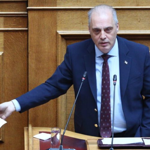 Συζήτηση προ ημερησίας διατάξεως στην Ολομέλεια της Βουλής, την οποία είχαν ζητήσει ο ΣΥΡΙΖΑ και το ΚΚΕ για τις συνθήκες που οδήγησαν στο τραγικό δυστύχημα στα Τέμπη το οποίο στοίχισε τη ζωή σε 57 ανθρώπους, Τετάρτη 5 Μαρτίου 2025.
(ΓΙΑΝΝΗΣ ΠΑΝΑΓΟΠΟΥΛΟΣ/EUROKINISSI)