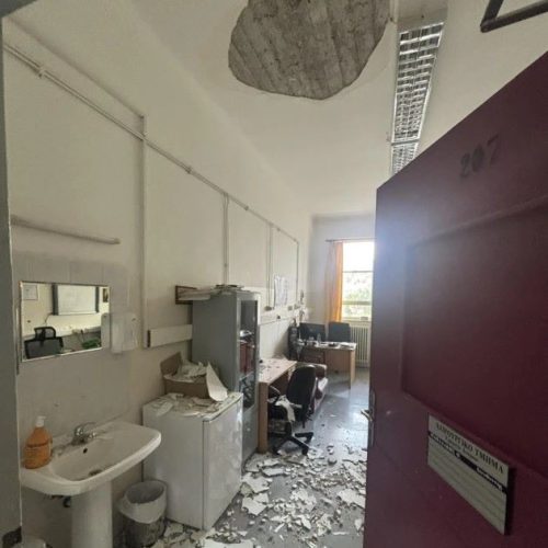 Κρήτη: Κατέρρευσε τμήμα οροφής σε γραφείο ιατρών στο Βενιζέλειο Νοσοκομείο Ηρακλείου