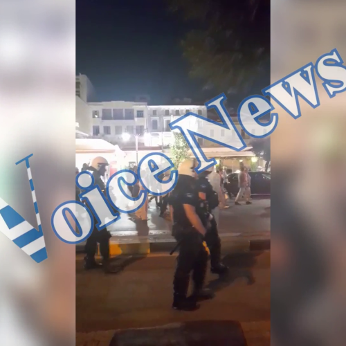 Παρέα με τα ΜΑΤ! Ισχυρές αστυνομικές δυνάμεις στην Πάτρα στην πορεία για τα Τέμπη!