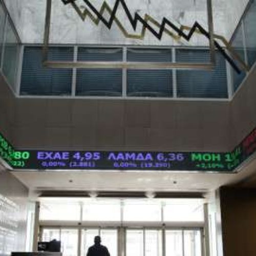 Χρηματιστήριο Αθηνών: Κλείσιμο με πτώση 0,23%