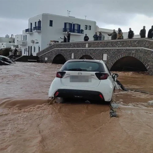 Καταστροφές σε Πάρο και Μύκονο, έρχεται «τρίγωνο καταιγίδων» τη νύχτα στο Αιγαίο – Πότε θα χτυπήσει την Αττική η κακοκαιρία